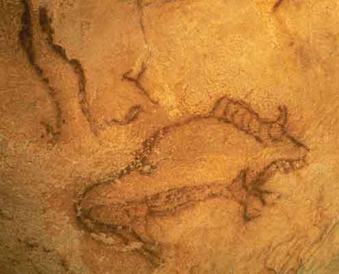 pintura cueva santimamiñe