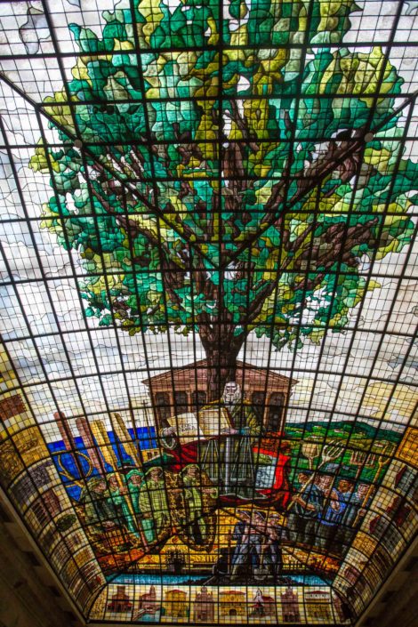 Vidriera casa de Juntas